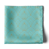 AQUA BOTANICAL BLISS SILK POCKET SQUARE2